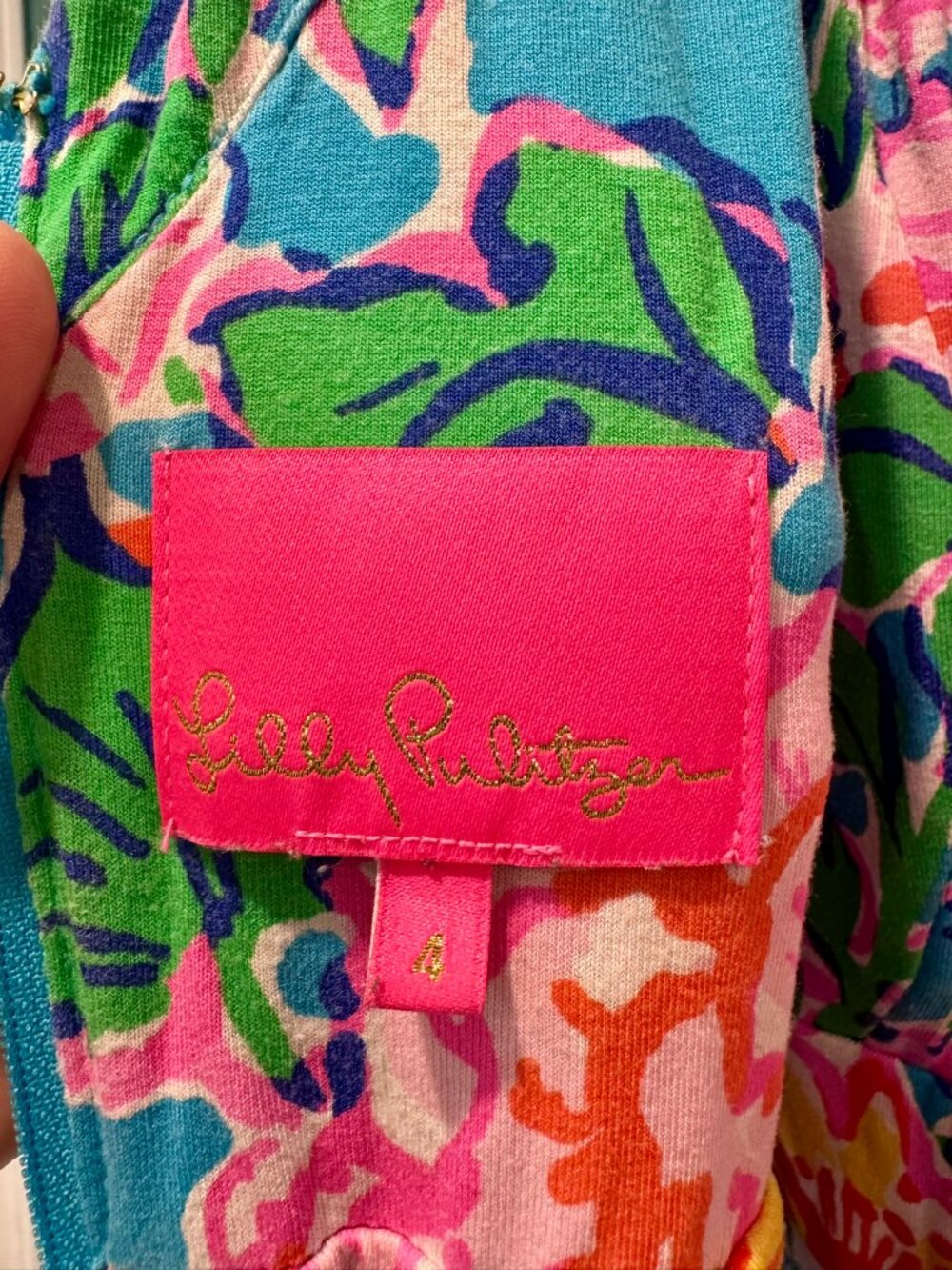 Lilly Pulitzer Floral Maxi Dress – Size 4 - Picture 5 of 5